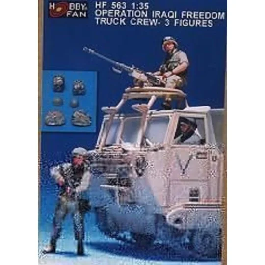 Operation Iraqi freedom truck Crew- 3Fig - Hobby Fan HF563