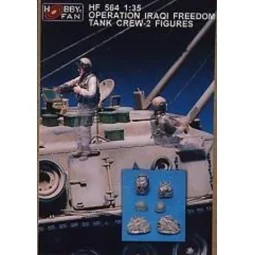 Operation Iraqi Freedom Tank Crew-2 Fig., 1/35 - Hobby Fan HF564