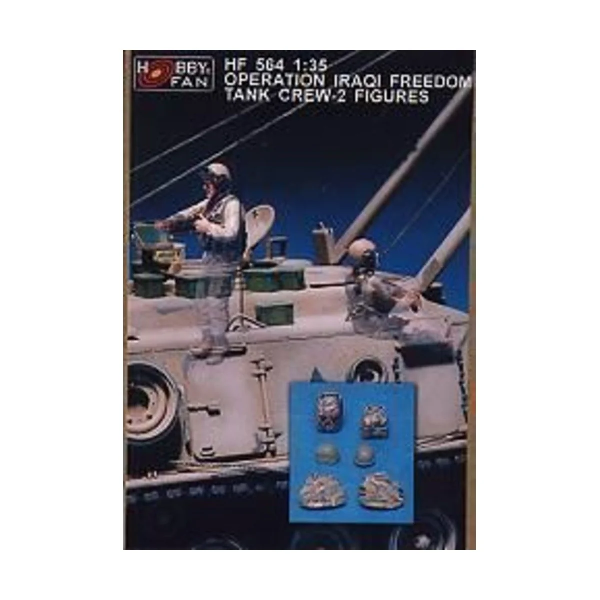 Operation Iraqi Freedom Tank Crew-2 Fig., 1/35 - Hobby Fan HF564