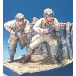 U.S. Airborn in D-Day 2 Figures, 1/35 - Hobby Fan HF565