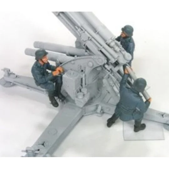 88mm Flak Crew Set 2(Luftwaffe)-3 Fig., 1/35 - Hobby Fan HF569
