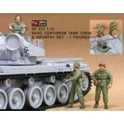 RAAC Centurion Tank Crew & Inf.set- 3Fig - Hobby Fan HF573
