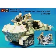 German HG Panzer Div.2cm Gun Crew- 2 Fig, 1/35 - Hobby Fan HF577 German HG Panzer Div.2cm Gun Crew- 2 Fig, 1/35 - Hobby Fan HF577