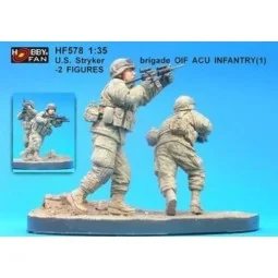 U.S. Stryker brigade(1) infantry- 2 Fig., 1/35 - Hobby Fan HF578