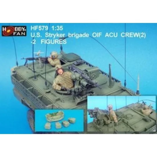 U.S. Stryker brigade OIF ACU Crew(2)-2F., 1/35 - Hobby Fan HF579