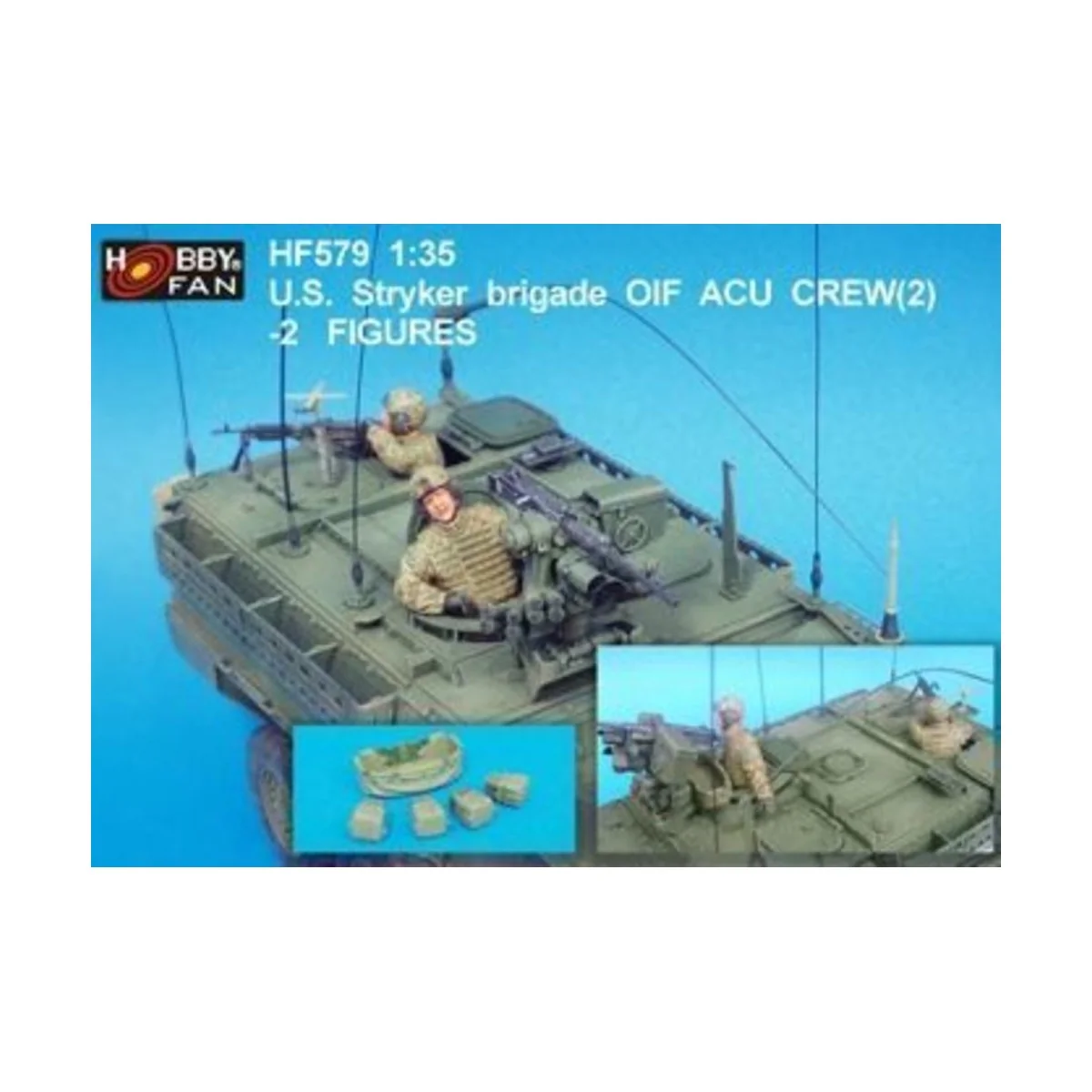 U.S. Stryker brigade OIF ACU Crew(2)-2F., 1/35 - Hobby Fan HF579