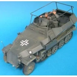German HG Panzer Div. Command Crew- 2Fig - Hobby Fan HF580