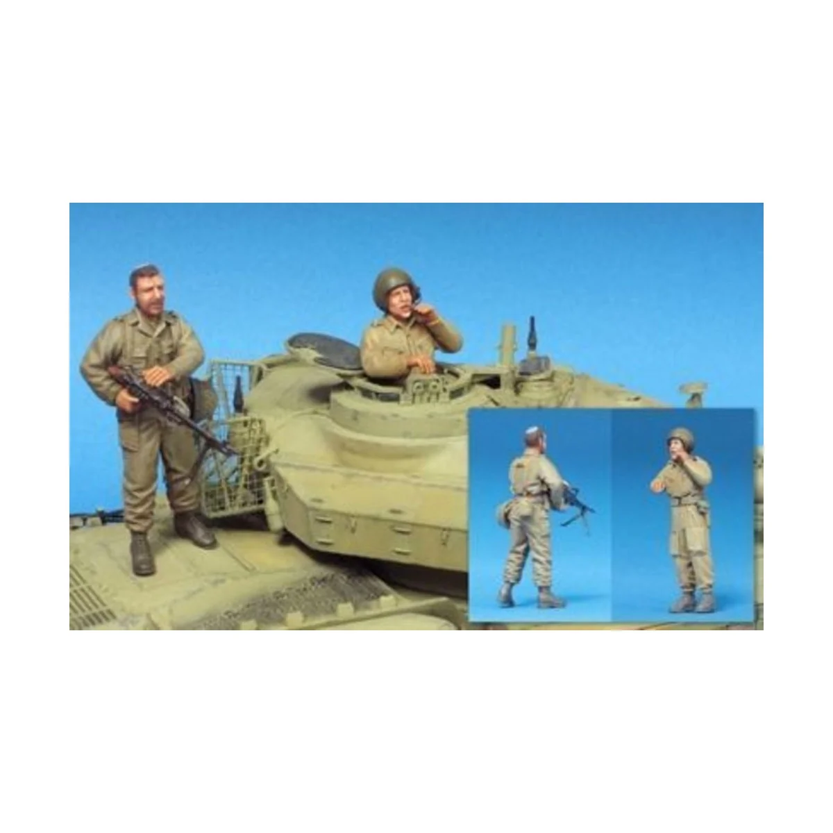 IDF Shot Kal Crew- 2 Figures, 1/35 - Hobby Fan HF583 IDF Shot Kal Crew- 2 Figures, 1/35 - Hobby Fan HF583