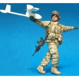 U.S. Stryker Brigade OIF ACU Crew(4)1Fig, 1/35 - Hobby Fan HF589