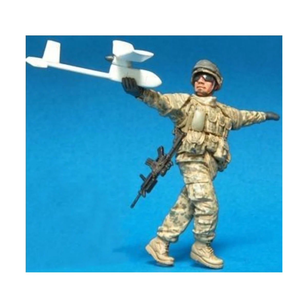 U.S. Stryker Brigade OIF ACU Crew(4)1Fig, 1/35 - Hobby Fan HF589