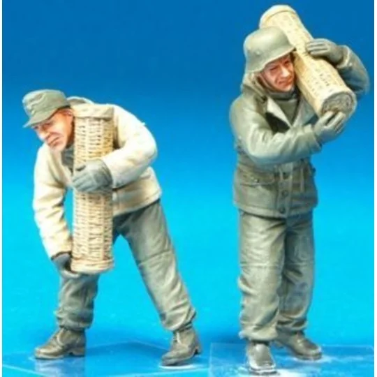 Ger. 15cm Artillery Crew (I) Winter/2Fig - Hobby Fan HF591