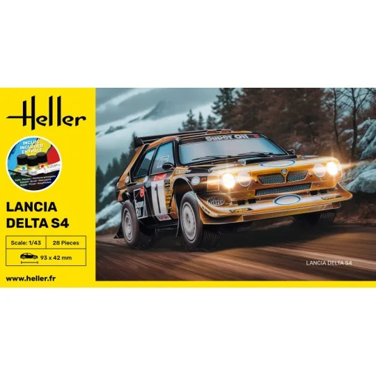 STARTER KIT Lancia Delta S4, 1/43 - Heller 56177