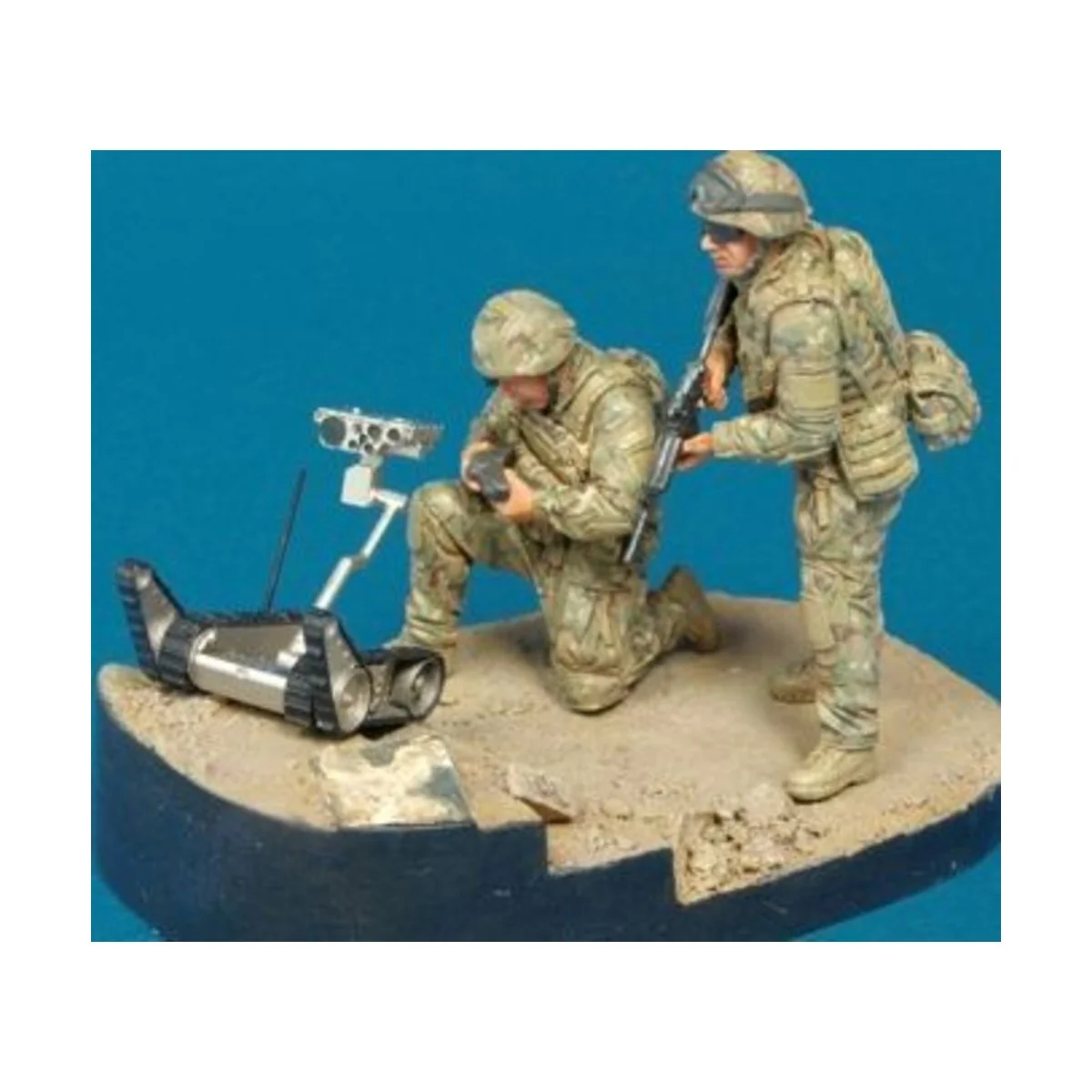 Ranger Reconn. "OIF" ISAF- 2Fig w/Robot, 1/35 - Hobby Fan HF594