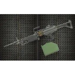 Resin arms U.S. M249 Minimi machine gun, 1/4 - Hobby Fan HF604