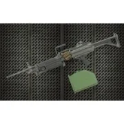 Resin arms U.S. M249 Minimi machine gun - Hobby Fan HF604