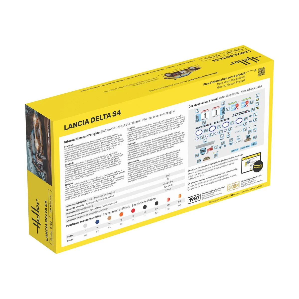 STARTER KIT Lancia Delta S4 - Heller 56177