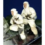 Russ. infantry on T-34 winter unif. set2 - Hobby Fan HF706