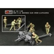 WWII U.S. Marines gun crew(set 1 4 fig.), 1/35 - Hobby Fan HF707 WWII U.S. Marines gun crew(set 1 4 fig.), 1/35 - Hobby Fan HF707