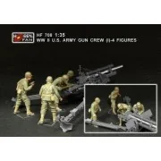 WWII U.S. Army gun crew (set 1 / 4 fig.), 1/35 - Hobby Fan HF708