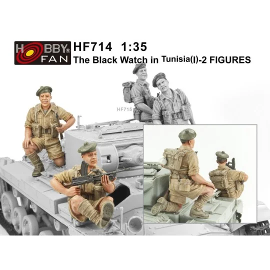 The Black Watch in Tunisia(1)-2 Figures - Hobby Fan HF714