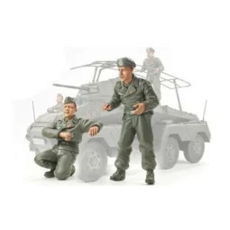 Sdkfz 232 Panzerfunkwagen Crew-2 fig. - Hobby Fan HF717