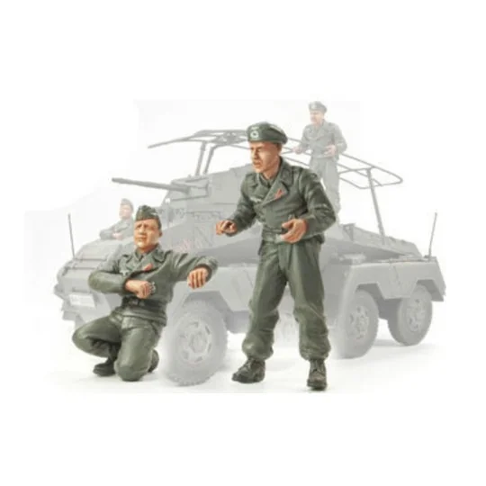 Sdkfz 232 Panzerfunkwagen Crew-2 fig. - Hobby Fan HF717