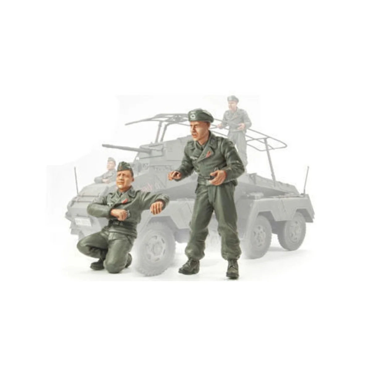 Sdkfz 232 Panzerfunkwagen Crew-2 fig. - Hobby Fan HF717