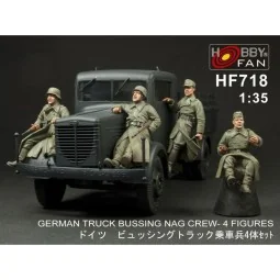 German truck BÜSSING NAG crew 4 Fig., 1/35 - Hobby Fan HF718