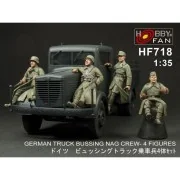German truck BÜSSING NAG crew 4 Fig. - Hobby Fan HF718