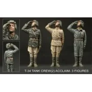 T-34 Tank Crew(2) Acclaim (3 figures) - Hobby Fan HF719