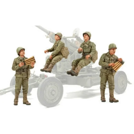 WW II Bofors Gun Crew (I)-4 Figures, 1/35 - Hobby Fan HF720