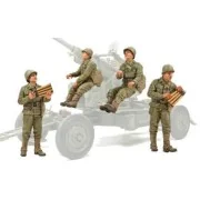 WW II Bofors Gun Crew (I)-4 Figures, 1/35 - Hobby Fan HF720