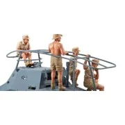 Sdkfz263 Afrikakorps Crew-4 Figures - Hobby Fan HF721