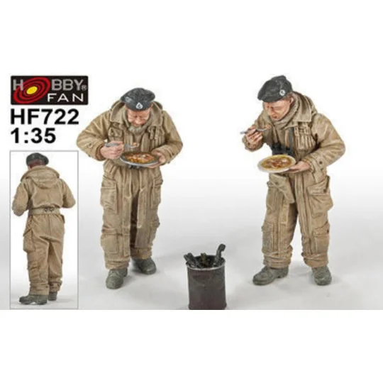 British Tank Crew"Meals for victory"2Fig, 1/35 - Hobby Fan HF722
