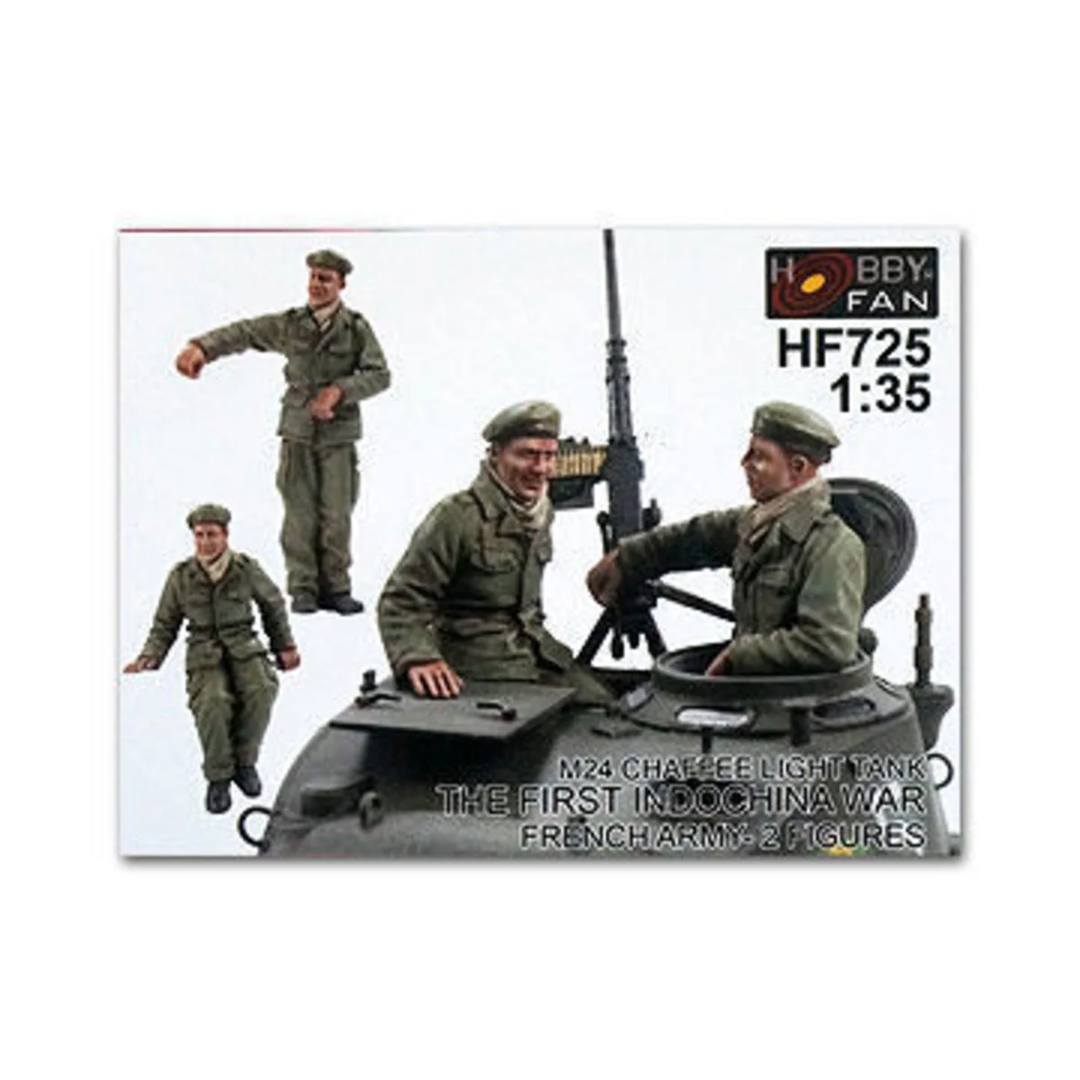 Crew for Chaffee light Tank the first In, 1/35 - Hobby Fan HF725 Crew for Chaffee light Tank the first In, 1/35 - Hobby Fan HF725