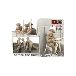 British AEC Truck crew- 4 Figures, 1/35 - Hobby Fan HF726