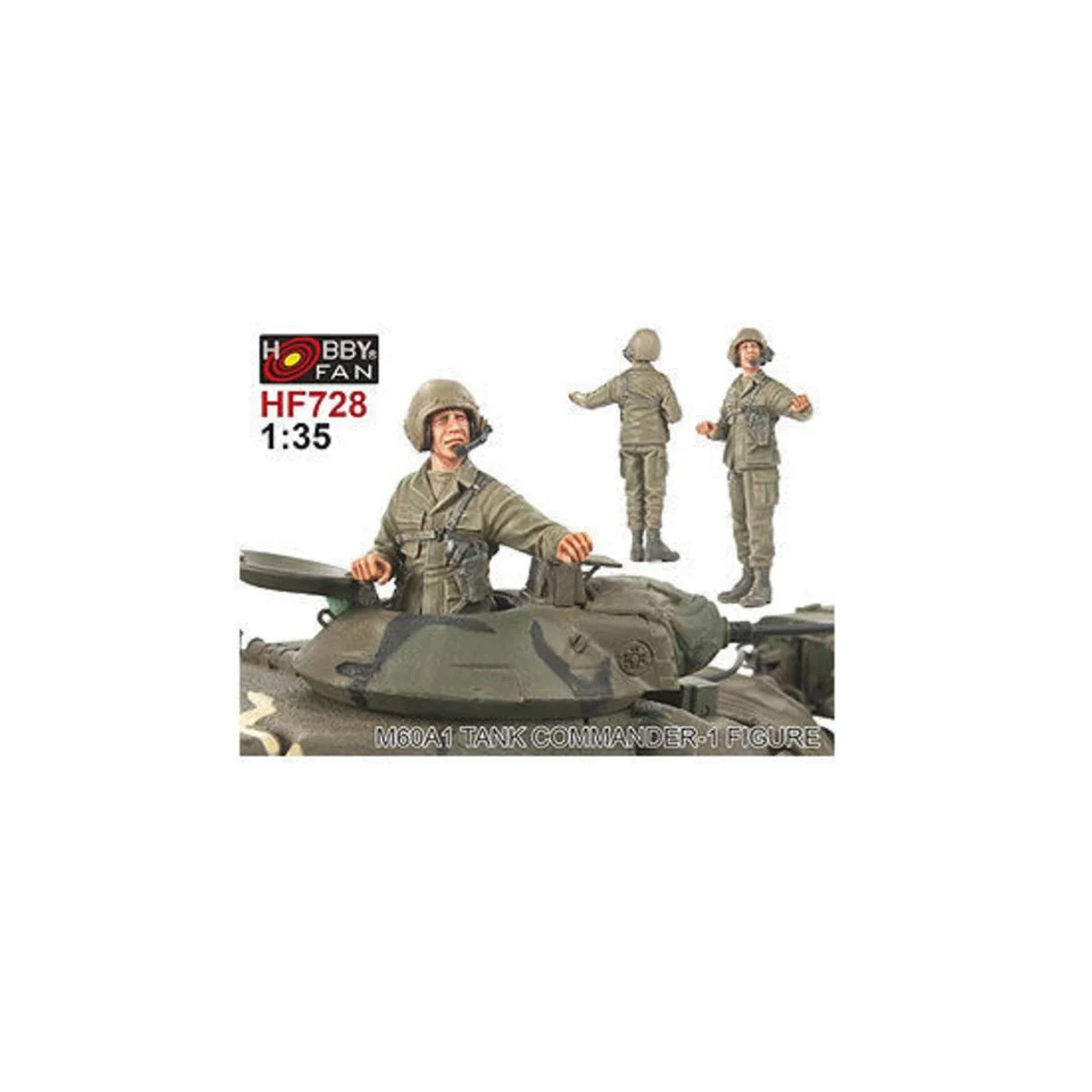 M60A1 Tank Commander - 1 Figure, 1/35 - Hobby Fan HF728 M60A1 Tank Commander - 1 Figure, 1/35 - Hobby Fan HF728