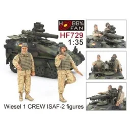 Wiesel 1 Crew ISAF-2 figures, 1/35 - Hobby Fan HF729