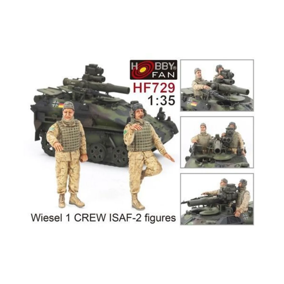 Wiesel 1 Crew ISAF-2 figures, 1/35 - Hobby Fan HF729