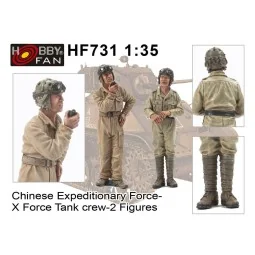 Chinese Expeditionary Force-XForce Tank Crew-2 Figures, 1/35 - Hobb...