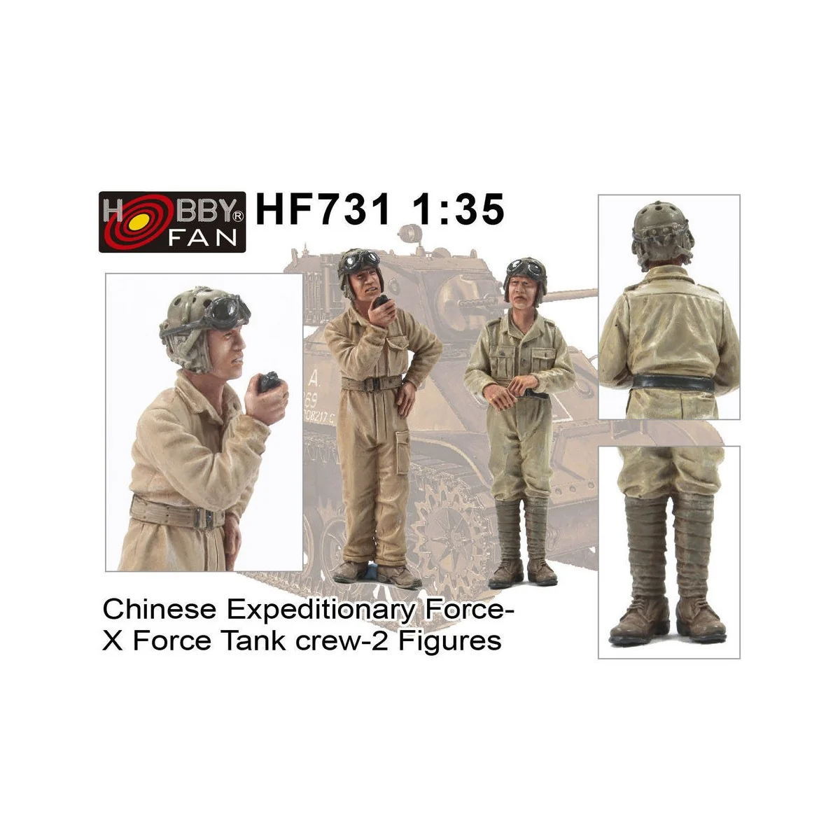 Chinese Expeditionary Force-XForce Tank Crew-2 Figures - Hobby Fan ...