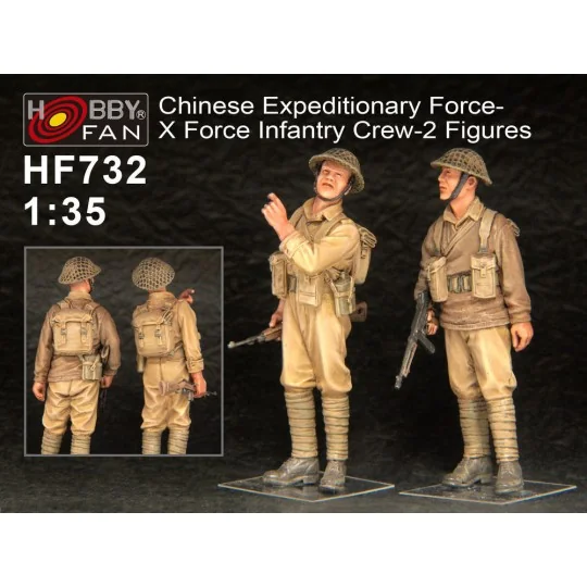 Chinese Expeditionary Force-X Force Infa Infantry Crew-2 Figures, 1...