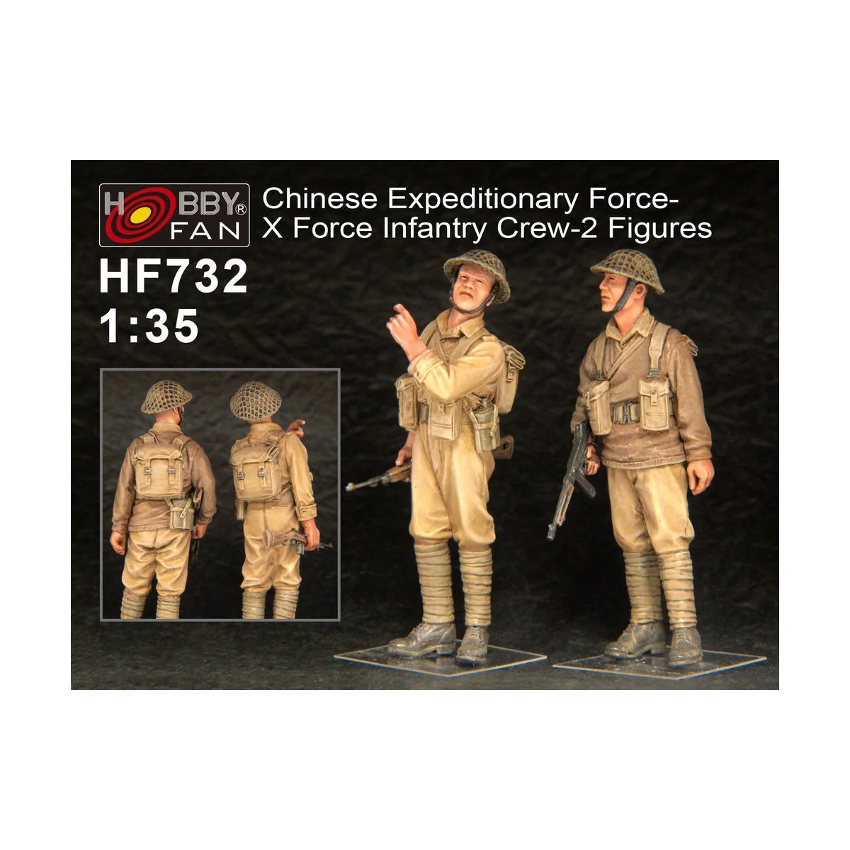 Chinese Expeditionary Force-X Force Infa Infantry Crew-2 Figures, 1...