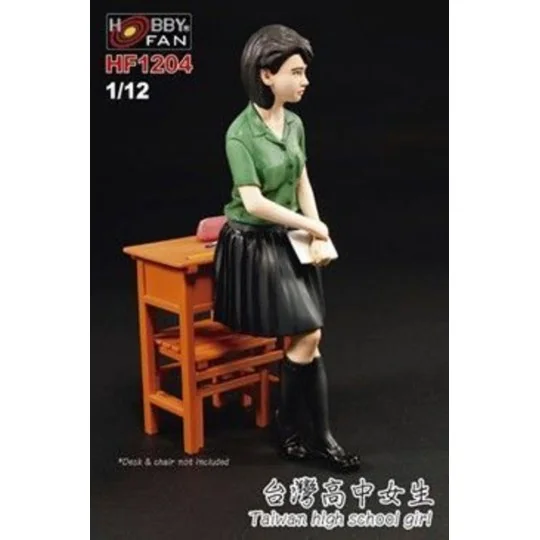 Taiwan high school girl GK figure, 1/12 - Hobby Fan HF1204