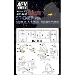 Sticker for Simulating Sensors, 1/144 - AFV-Club AC14401
