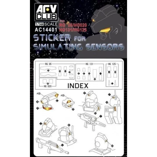 Sticker for Simulating Sensors, 1/144 - AFV-Club AC14401
