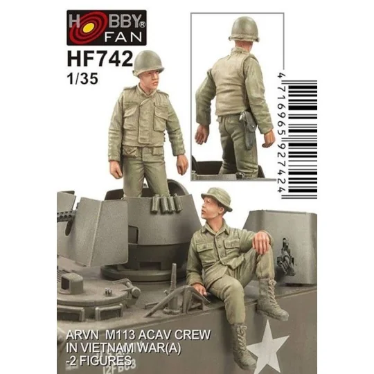 ARVN M113 Crew(1)-2 Figures, 1/35 - Hobby Fan HF742 ARVN M113 Crew(1)-2 Figures, 1/35 - Hobby Fan HF742