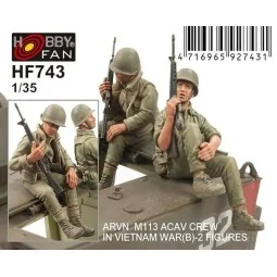 ARVN M113 Crew(2) -2 Figures, 1/35 - Hobby Fan HF743