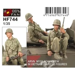 ARVN M113 Crew(3) -2 Figures, 1/35 - Hobby Fan HF744