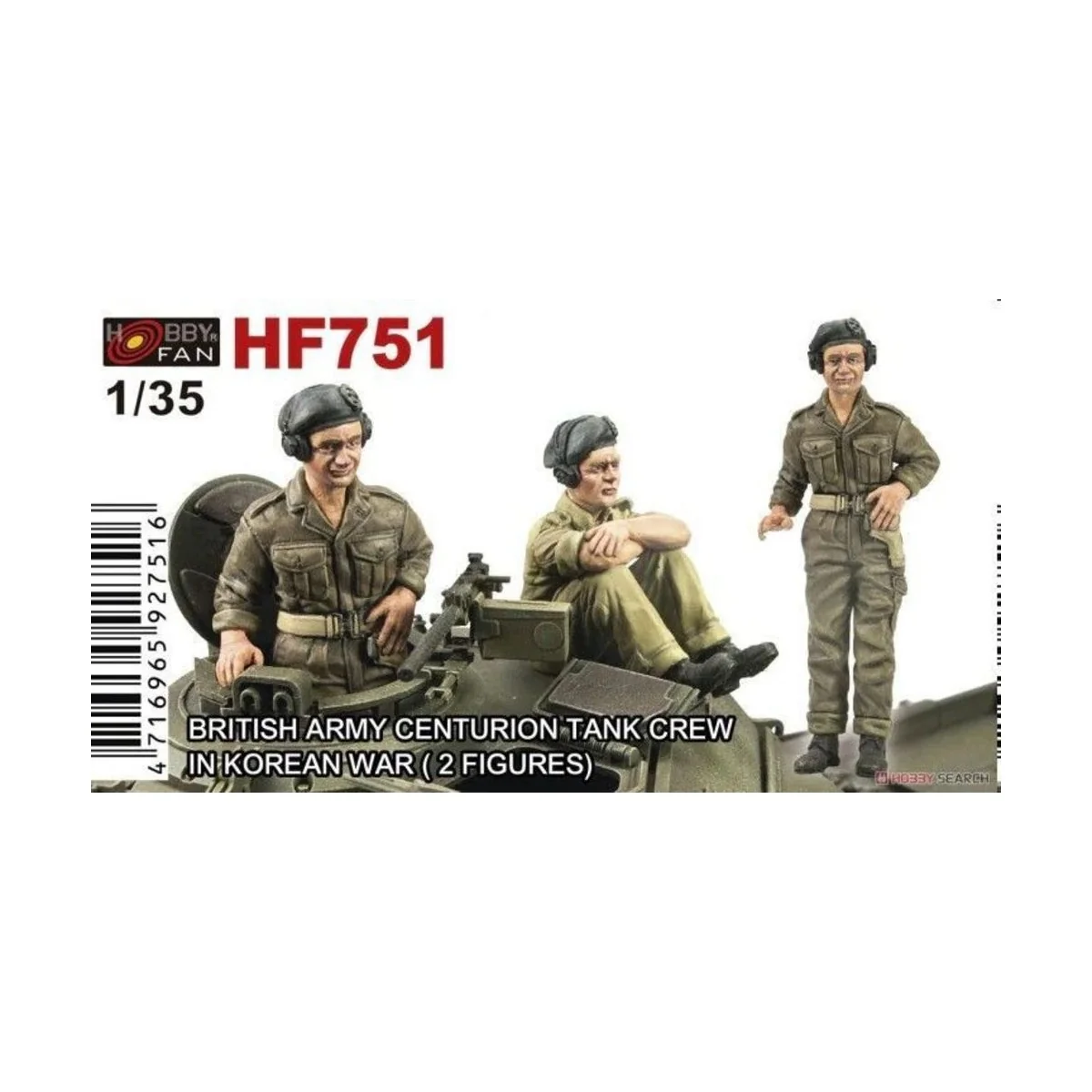 BRITISH ARMY CENTRURION TANK CREW IN KOREAN WAR-2 FIGURES, 1/35 - H...